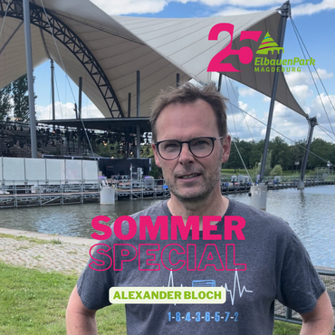 Grill den Henssler: Interview mit Alexander Bloch vor der Seebühne im Elbauenpark Magdeburg