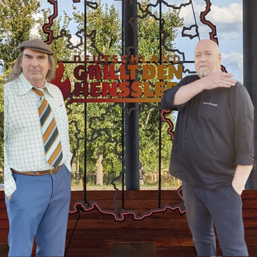 Guildo Horn & Frank Brunswig im Interview mit dem Team vom Elbauenpark auf der Seebühne Magdeburg.