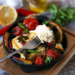 Feta-Gemüse-Päckchen