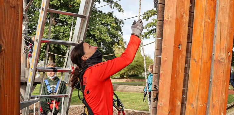 Sicherheitsscheck im Kletterpark Magdeburg